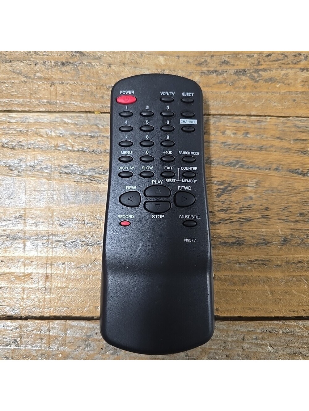 Emerson Funai N9377 VCR Remote EV261 EWV401 EWV401M EWV601 EWV601M No Back Cover